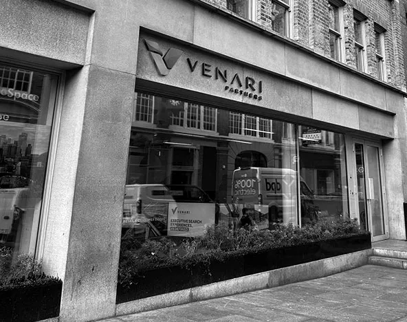 The exterior of the Venari Partners office in London